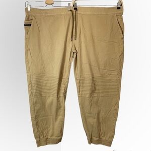 Ecko Unlimited Mens Khaki Pants joggers 56” waist Size 6XB​​​​​​​​​​​​